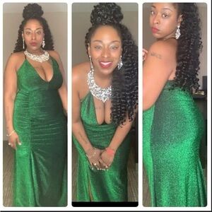 BloomChic Green Evening Gown Sz 16